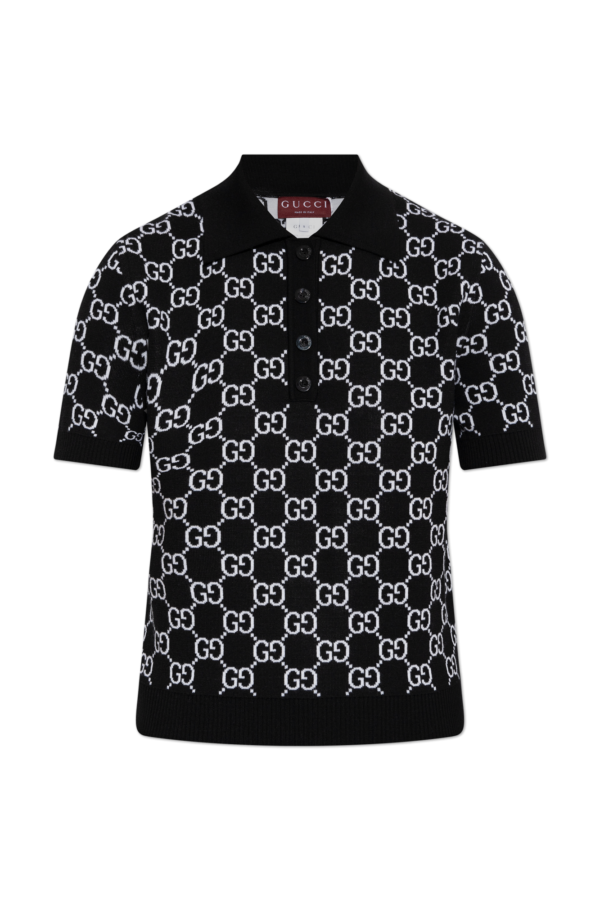Playera tipo polo Gucci